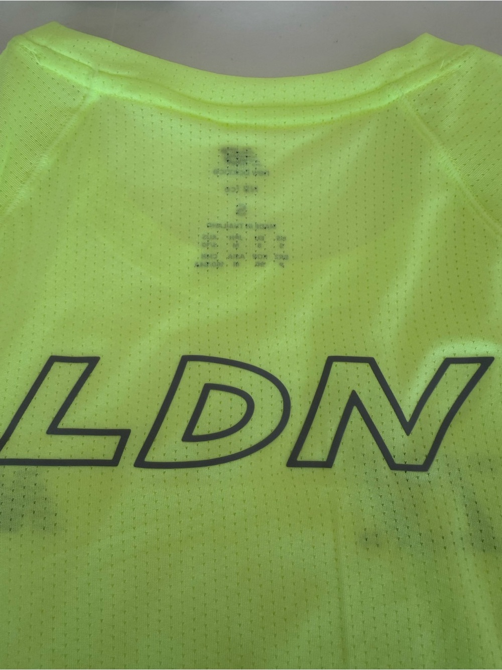 New Balance Neon Yellow Tcs Running Tee View 6